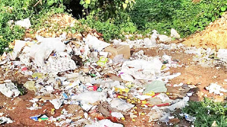 മാലിന്യകേന്ദ്രമായി പത്തനംതിട്ട  പുതിയ ബസ്​സ്​റ്റാൻഡ്​