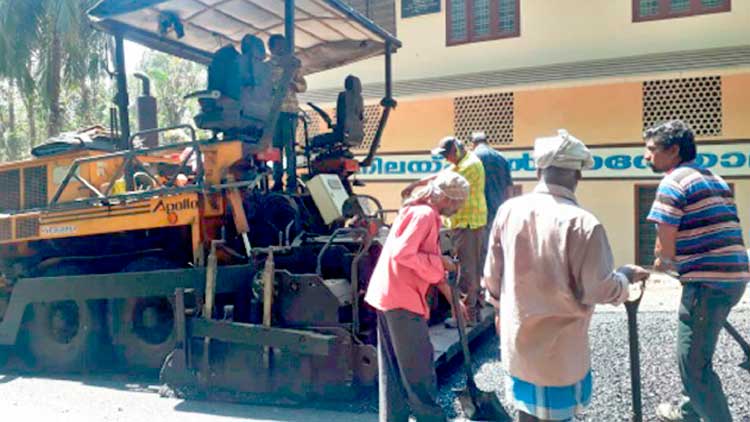 ചെത്തോങ്കര-അത്തിക്കയം റോഡ്​  ഒന്നാംഘട്ട നിർമാണം പൂർത്തിയായി