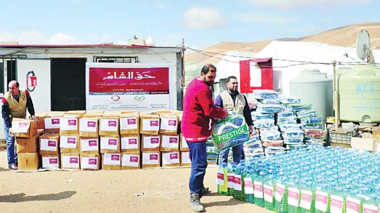 ശൈ​ത്യ​കാ​ലം: സി​റി​യ​ന്‍ അ​ഭ​യാ​ര്‍ഥി​ക​ള്‍ക്ക് ഖ​ത്ത​ര്‍ ചാ​രി​റ്റി സ​ഹാ​യം