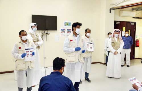 തണൽ വിരിച്ച്​ ഖത്തർ ചാരിറ്റി; സഹായമൊഴുകുന്നു