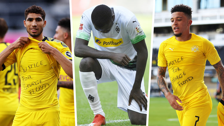 ജോ​ർ​ജ്​ ​േഫ്ലാ​യ്​​ഡി​ന്​ നീ​തി വേ​ണം;  മൈ​താ​നങ്ങളിലും പ്ര​തി​ഷേ​ധം