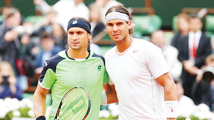 ടെ​ന്നി​സ്​: റ​ഫാ​ൽ ന​ദാ​ൽ–ഡേ​വി​ഡ്​ ഫെ​റ​ർ  സൗ​ഹൃ​ദ മ​ത്സ​രം കു​വൈ​ത്തി​ൽ