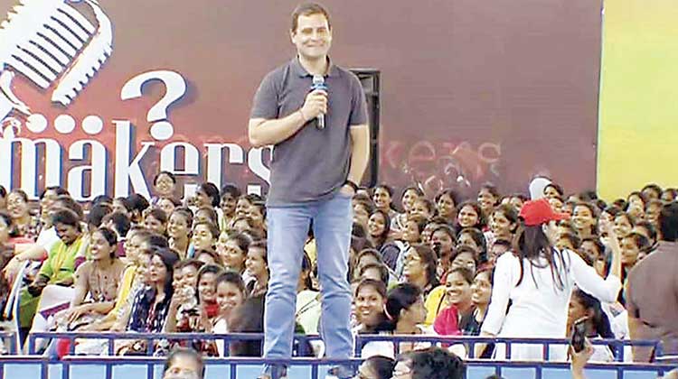 വെല്ലുവിളിയുമായി രാഹുൽ; മോദീ ഇങ്ങനൊന്ന്​ നിൽക്കാമോ​?