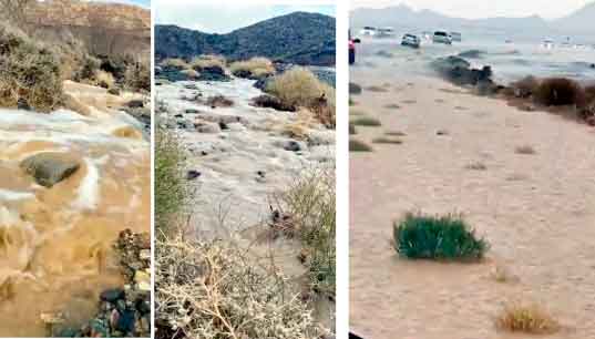 ഉം​ല​ജ്, അ​ൽ​അ​യ്സ് മേ​ഖ​ല​യി​ൽ മ​ഴ