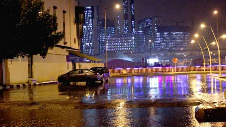 നനഞ്ഞ്​ കുളിർന്ന്​ സൗദി