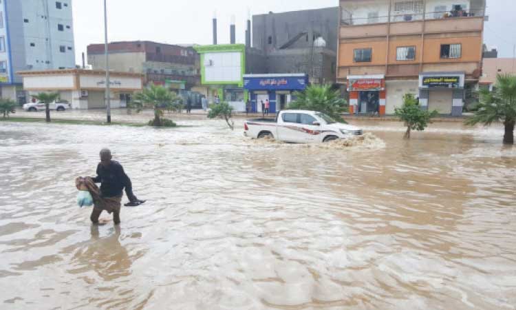യാമ്പു മേഖലയിൽ ശക്​തമായ മഴ