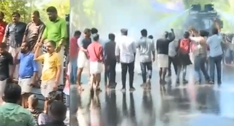 പൗരത്വ ഭേദഗതി നിയമം: ഡി.വൈ.എഫ്​.ഐയുടെ രാജ്​ഭവൻ മാർച്ചിൽ സംഘർഷം VIDEO