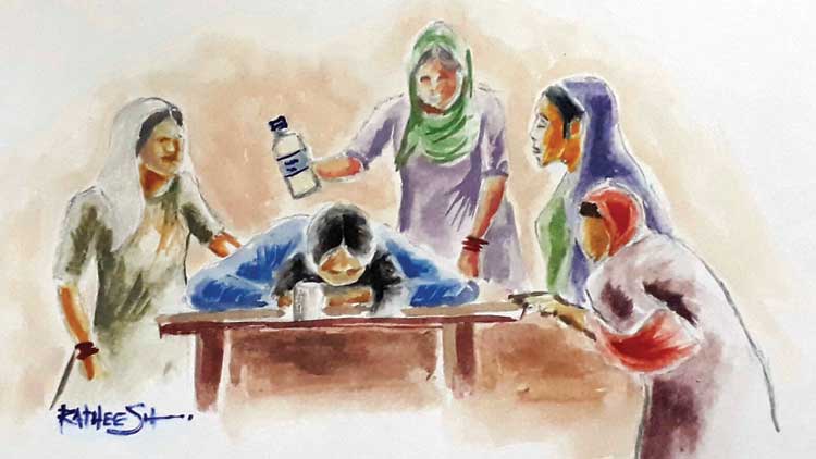 പരീക്ഷ മുറിയിലെ ആകസ്മിക സംഭവം