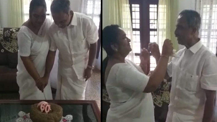 കൊറോണ കാരണം കേക്ക്​ കിട്ടിയില്ല; റാന്നിയിൽ ചേന മുറിച്ച്​ പിറന്നാളാഘോഷം -Video