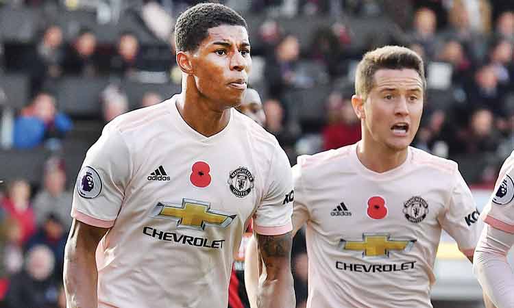 റാ​ഷ്​​ഫോ​ഡി​െൻറ ഇ​ഞ്ചു​റി ടൈം ​ഗോ​ളി​ൽ മാ​ഞ്ച​സ്​​റ്റ​ർ യു​നൈ​റ്റ​ഡി​ന്​ ജ​യം