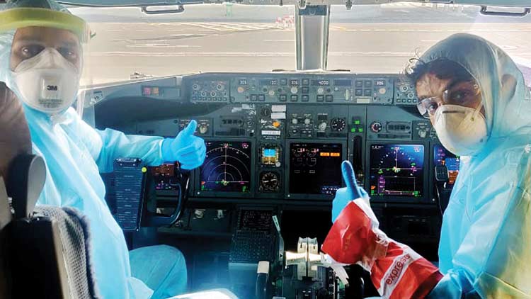 മലയാളികളുടെ മടക്കം: പൈലറ്റ്​ സീറ്റിൽ റിസ്​വിൻ