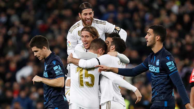 ജ​യം; ബാ​ഴ്​​സ​ലോ​ണ​ക്ക്​ ഒ​പ്പ​മോ​ടാ​നു​റ​ച്ച്​ റ​യ​ൽ മ​ഡ്രി​ഡ്