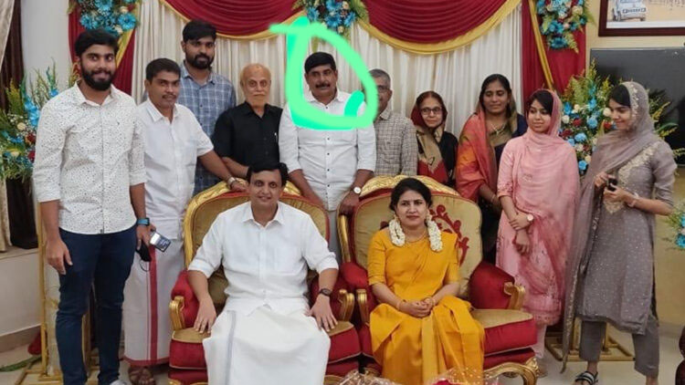 രാഷ്​ട്രീയ കൊലപാതകക്കേസ്​ പ്രതി വിവാഹ ചടങ്ങിലെന്ന്​ ബി.ജെ.പി