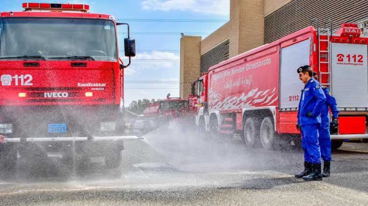 റോഡ്​ കഴുകാൻ അഗ്​നിശമന വകുപ്പും