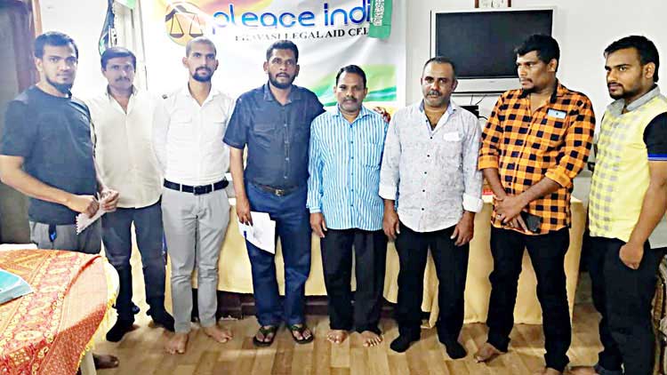 ശ​മ്പ​ളം മു​ട​ങ്ങി ദു​രി​ത​ത്തി​ലാ​യ  മ​ല​യാ​ളി​യെ നാ​ട്ടി​ല​യ​ച്ചു