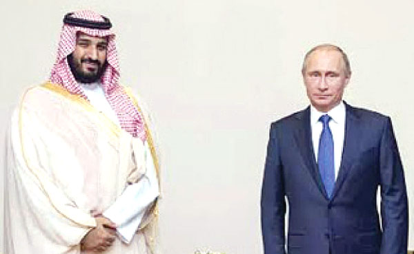 ഡപ്യൂട്ടി കിരീടാവകാശി പുടിനെ കണ്ടു