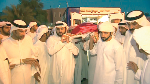 ശൈഖ് റാശിദിന് യാത്രാമൊഴി