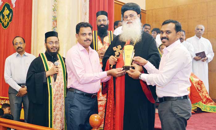 സെൻറ്​ തോമസ് ഓർത്തഡോക്​സ്​ യുവജന പ്രസ്ഥാനത്തിന്​ പുരസ്​ക്കാരം