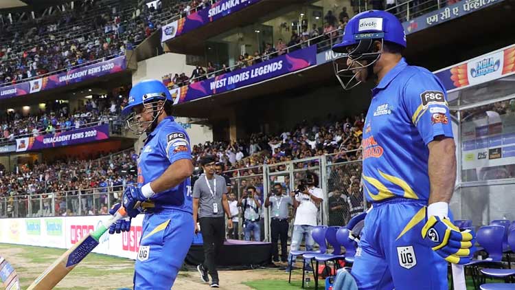 വീരുവും സച്ചിനും മിന്നി; ഇന്ത്യൻ ​ലെജൻഡ്​സിന്​ ജയം