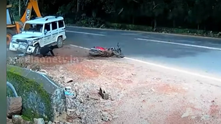 അക്ഷരാർഥത്തിൽ അദ്​ഭുതം; ദേശീയപാതയിൽ നിന്ന്​ അതിശയകരമായൊരു രക്ഷ​െപ്പടൽ വാർത്ത