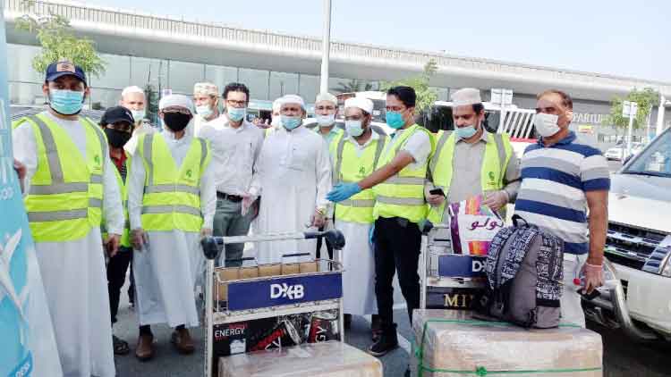സ​അ​ദി​യ സാ​ന്ത്വ​ന​മൊ​രു​ക്കി, ചാ​ർ​േ​ട്ട​ഡ്​ വി​മാ​നം നാ​ട്ടി​ലെ​ത്തി
