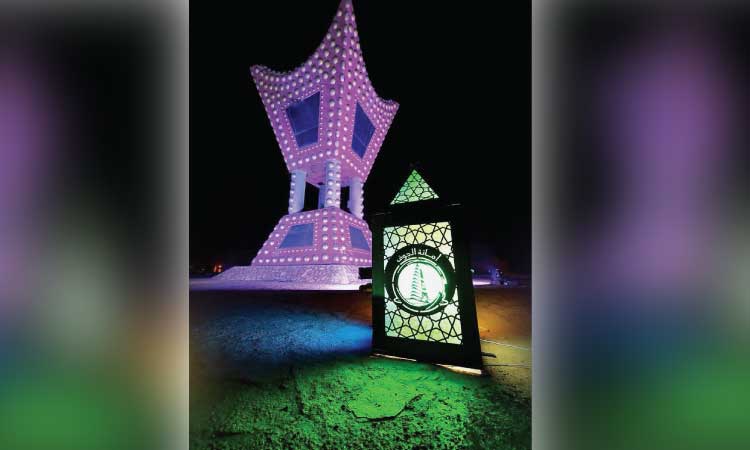 ഫാനൂസ്​ തിളക്കത്തിൽ സക്കാക പട്ടണം