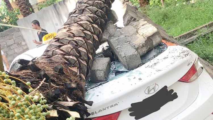 ഒമാനിൽ വി​​വി​​ധ​​യി​​ട​​ങ്ങ​​ളി​​ൽ കാ​​റ്റും മ​​ഴ​​യും