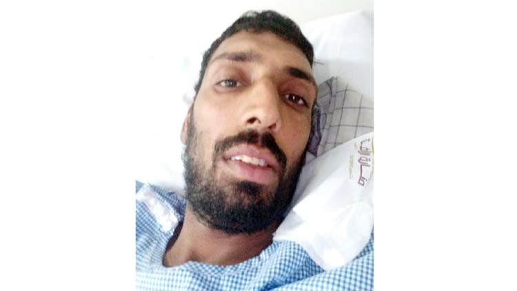 റി​യാ​ദി​ൽ​നി​ന്ന്​ പു​റ​പ്പെ​​ട്ട  കി​ട​പ്പു​രോ​ഗി ഡ​ൽ​ഹി​യി​ൽ കു​ടു​ങ്ങി