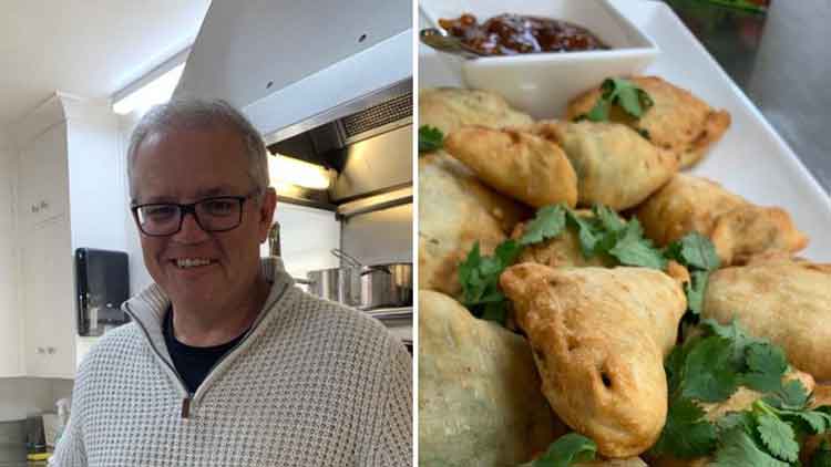 ആസ്​ത്രേലിയൻ പ്രധാനമന്ത്രിയുമായി മോദിയുടെ ‘സമോസ കി ബാത്ത്​’ 