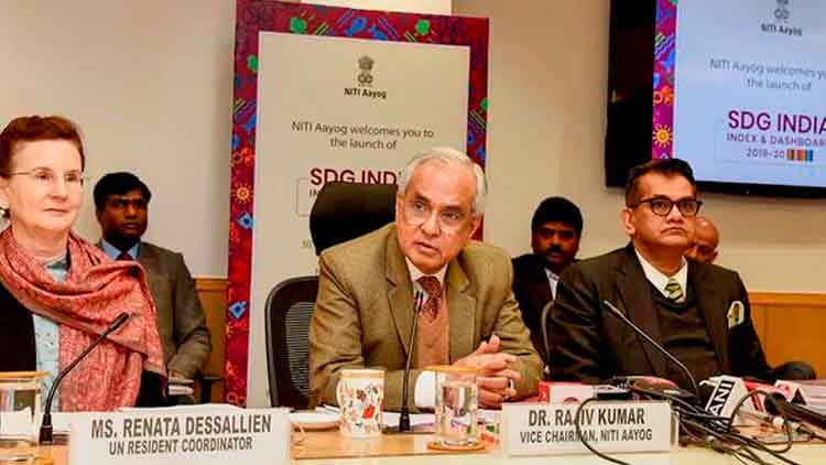 നി​തി ആ​യോ​ഗ്​ എ​സ്.​ഡി.​ജി സൂ​ചി​ക; കേ​ര​ളം ഒ​ന്നാ​മ​ത്