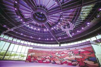 വിശ്വചിത്രകാര​െൻറ അവസാന സൃഷ്​ടി പൂർത്തിയാക്കി ഖത്തർ ഫൗണ്ടേഷൻ