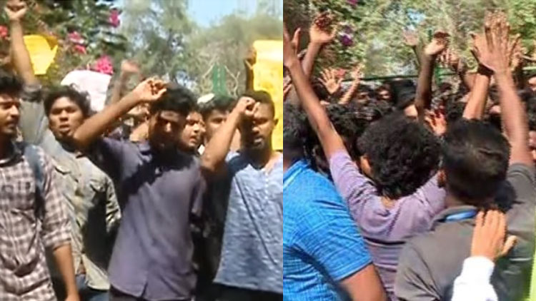 സി.എം.എസ് കോളജിൽ സംഘർഷം; എസ്.എഫ്.ഐക്കെതിരെ വിദ്യാർഥി സംഘം
