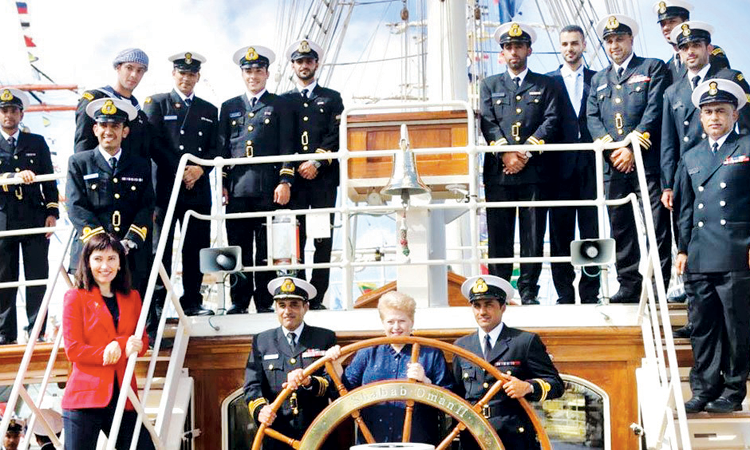 ശ​ബാ​ബ്​ ഒ​മാ​ൻ -ര​ണ്ട്​ ക​പ്പ​ൽ ലി​േ​ത്വ​നി​യ​യി​ൽ എ​ത്തി