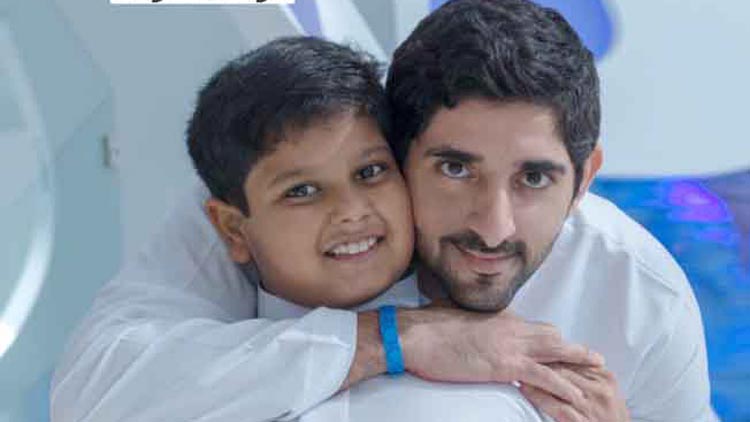 ശൈഖ്​ ഹംദാൻ ചേർത്തുപിടിച്ചു; ഏഴു​ വയസ്സുകാരന്​ സ്വപ്​നസാക്ഷാത്​കാരം