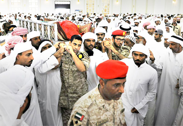 കൊല്ലപ്പെട്ട സൈനികരുടെ  മൃതദേഹം ഖബറടക്കി