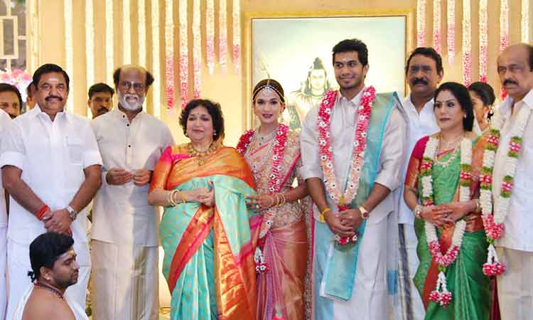 സൗന്ദര്യ രജനീകാന്ത്​ വിവാഹിതയായി