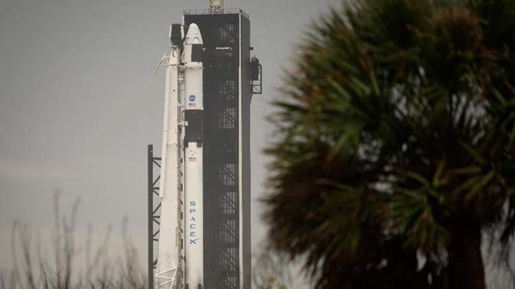 മോശം കാലാവസ്​ഥ: സ്​പേസ്​ എക്​സിൻെറ ബഹിരാകാശ ദൗത്യം മാറ്റിവെച്ചു