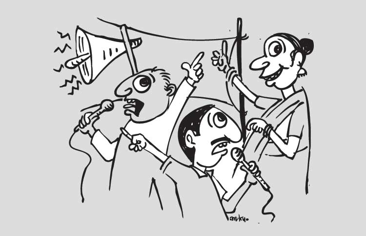 തെറ്റുകള്‍ ഏറ്റുപറഞ്ഞും വാഗ്ദാനങ്ങള്‍ ചൊരിഞ്ഞും  സ്ഥാനാര്‍ഥികള്‍