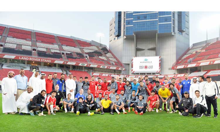 സ്​​പെ​ഷ​ൽ ഒ​ളി​മ്പി​ക്​​സ്​ യു.​എ.​ഇ ഫു​ട്​​ബാ​ൾ ടീം ​ പ​രി​ശീ​ല​നം ന​ട​ത്തി