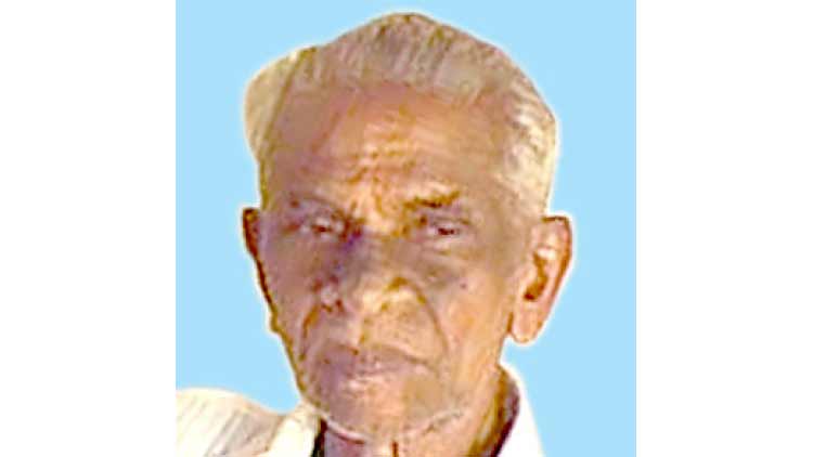 ഇ​രു​ച​ക്ര​വാ​ഹ​ന​മി​ടി​ച്ച് വ​യോ​ധി​ക​ൻ മ​രി​ച്ചു 