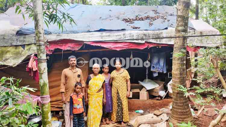 ഓൺലൈൻ കാലത്ത്​ വൈദ്യുതിപോലുമില്ലാതെ ഒറ്റമുറിക്കൂരയിൽ കുടുംബം 