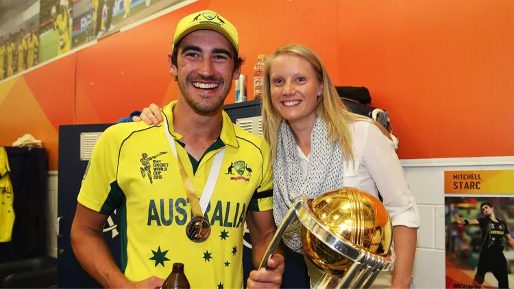 പ്രിയപ്പെട്ടവളുടെ ബാറ്റിങ്​ കാണണം; സ്​റ്റാർക്ക്​ ആസ്​​ത്രേലിയയിൽ പറന്നെത്തും