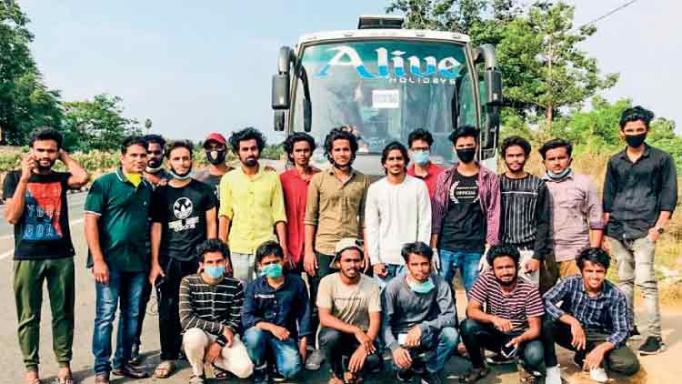 തായ്​ലൻഡ് കെ.എം.സി.സിയും രാഹുലും ഇടപെട്ടു; വിദ്യാർഥികൾ നാട്ടിലെത്തി