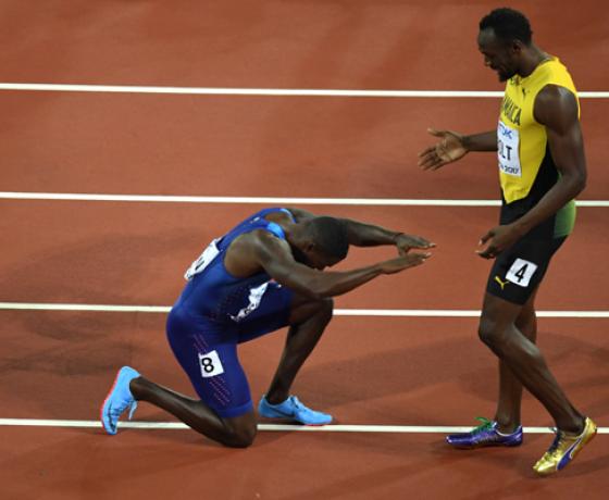 Usain Bolt and Justin Gatlin