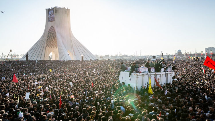 സുലൈമാനിയുടെ അന്ത്യയാത്രക്കിടെ തിക്കുംതിരക്കും: മരണം 56 ആയി