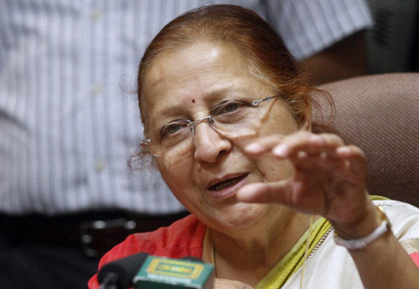 സോണിയ നടുത്തളത്തിലിറങ്ങിയത് ഞെട്ടിച്ചെന്ന് സുമിത്ര മഹാജന്‍