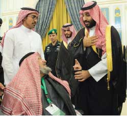 വീരമൃത്യു വരിച്ചവരുടെ കുടുംബങ്ങൾക്ക്​ കിരീടാവകാശിയുടെ സ്​നേഹവിരുന്ന്​