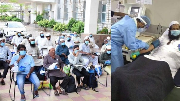 കോവിഡ്​ ചികിത്സക്ക് പ്ലാസ്​മ നൽകാൻ സന്നദ്ധരായി 200 തബ്​ലീഗ്​ പ്രവർത്തകർ