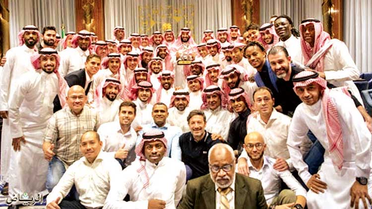 അൽഹിലാൽ ക്ലബ്​ താരങ്ങൾക്ക്​​ കിരീടാവകാശിയുടെ സ്വീകരണം