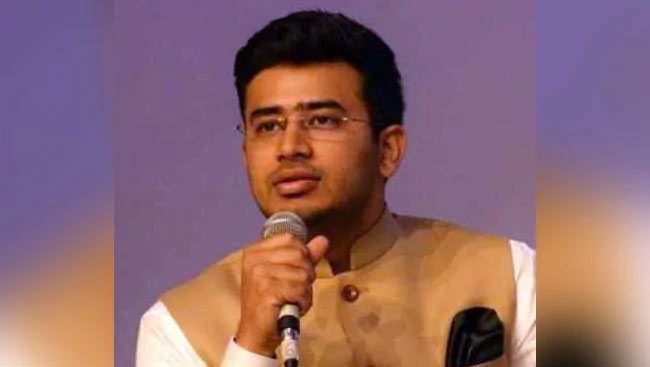 ബംഗളൂരു സൗത്തിൽ തേജസ്വി സൂര്യ ബി.ജെ.പി സ്ഥാനാർഥി